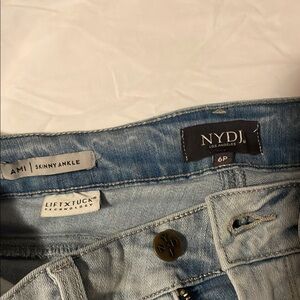 NYDJ Women's Light Blue Skinny Ankle Jeans